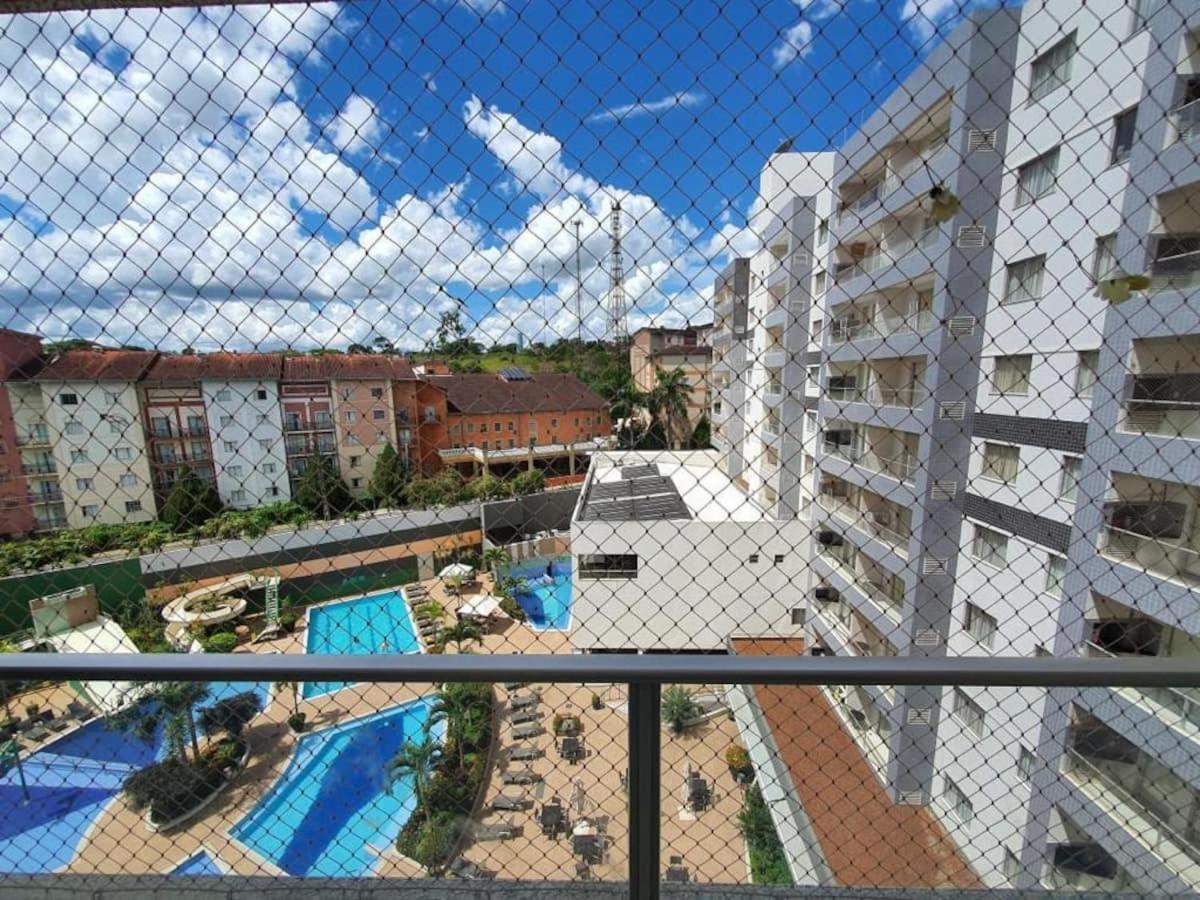 Flat 621 Veredas Hotel Rio Quente ,Vista Piscina ,2 Ar Condicionados Eksteriør billede